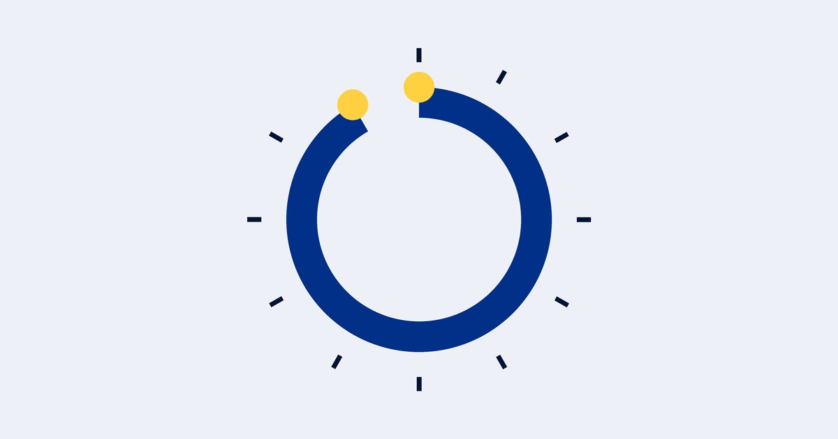 Eine Uhr, aus deren Zifferblatt die fünf Minuten vor zwölf fehlen